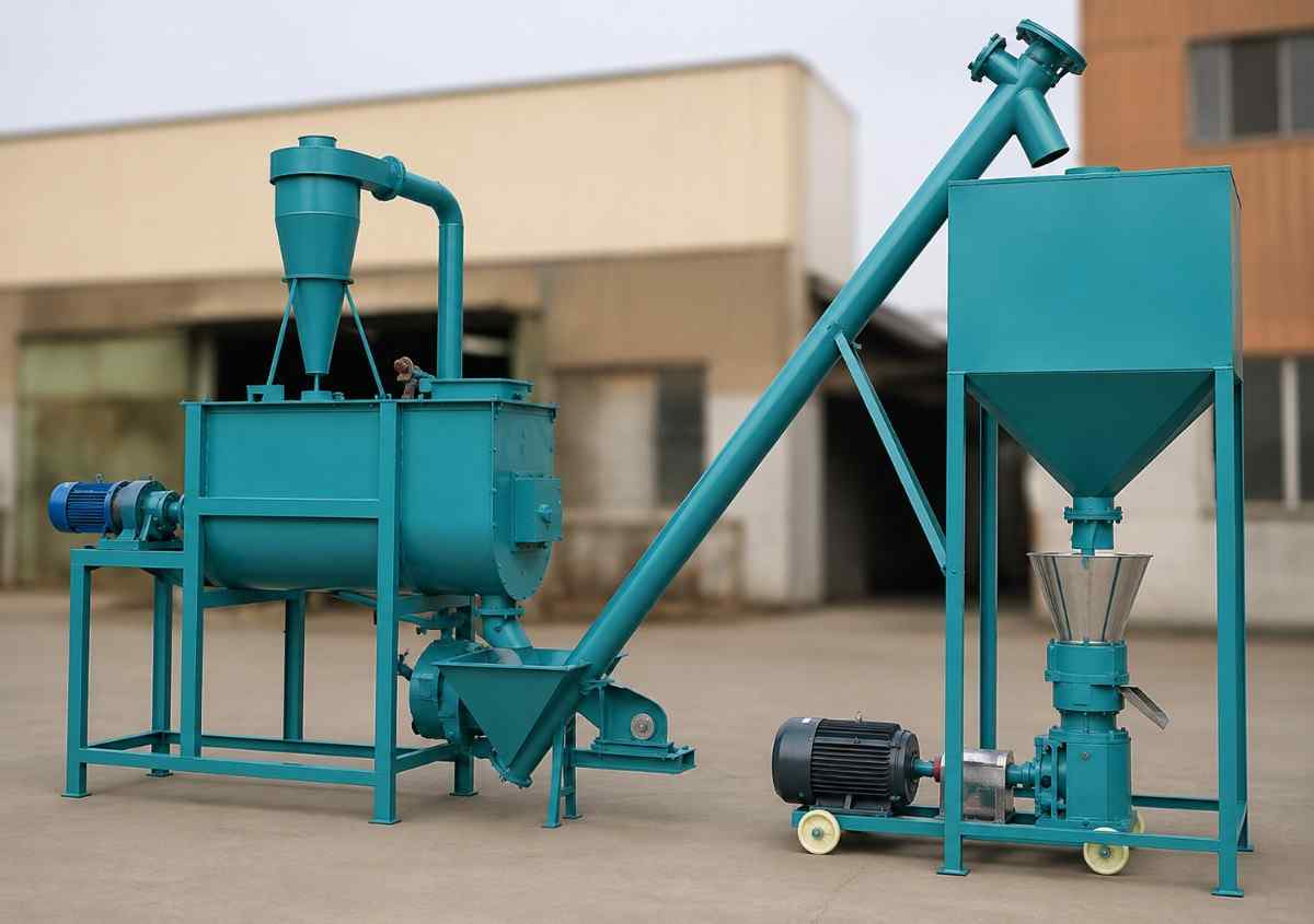 Animal Cattle Feed Pallet Machine