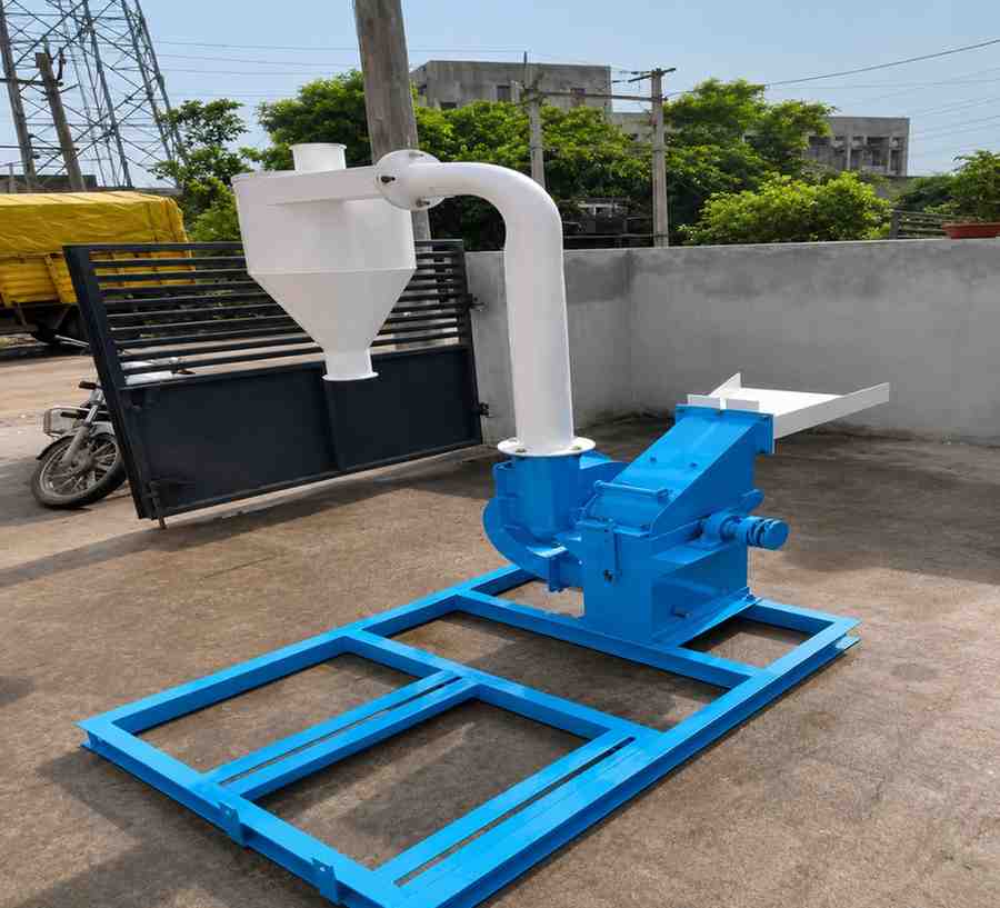 Mild Steel 3 HP Blower Pulverizer Machine
